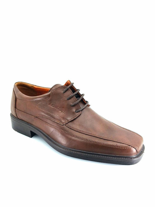 Boxer Δερμάτινα Ανδρικά Casual Παπούτσια Καφέ – 22008-15-014