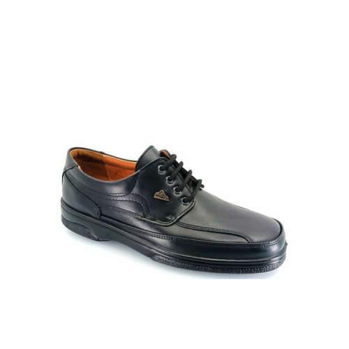Boxer Δερμάτινα Ανδρικά Casual Παπούτσια Μαύρα – 11546-14-111
