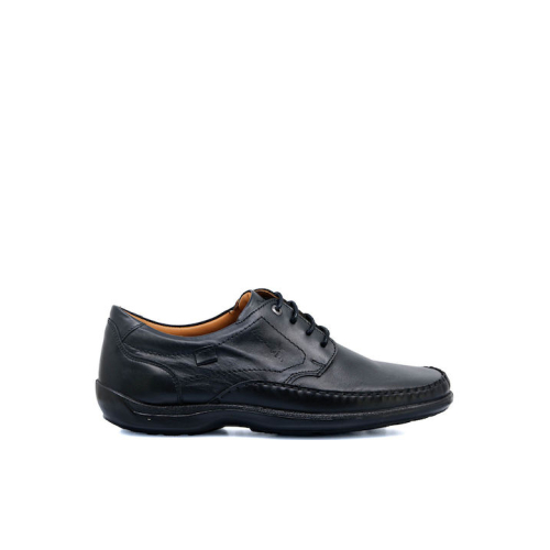 Boxer Δερμάτινα Ανδρικά Casual Παπούτσια Μαύρα – 15362-15-011