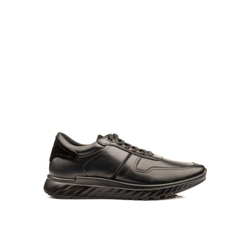 Boxer Δερμάτινα Ανδρικά Casual Παπούτσια Μαύρα – 19342-10-011