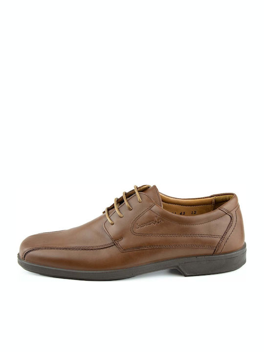 Boxer Δερμάτινα Ανδρικά Casual Παπούτσια Ανατομικά Καφέ – 10132-15-019