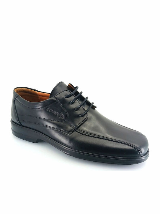 Boxer Δερμάτινα Ανδρικά Casual Παπούτσια Μαύρα – 13789-15-011
