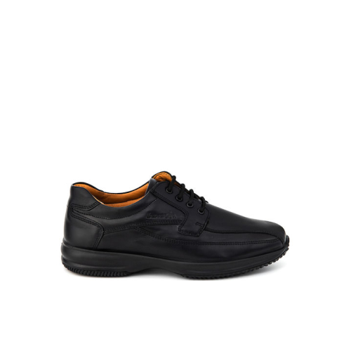 Boxer Δερμάτινα Ανδρικά Casual Παπούτσια Μαύρα – 12147-15-011