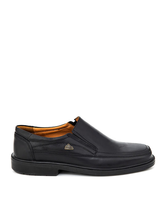 Boxer Δερμάτινα Ανδρικά Casual Παπούτσια Μαύρα – 10139-15-011
