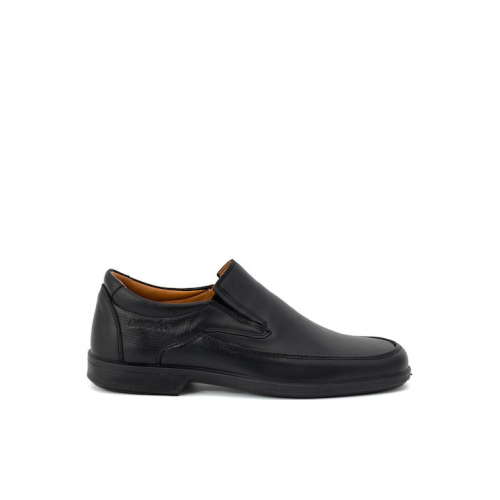 Boxer Δερμάτινα Ανδρικά Casual Παπούτσια Μαύρα – 10143-15-011