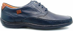 Boxer Δερμάτινα Ανδρικά Casual Παπούτσια Μπλε – 15362-15-016