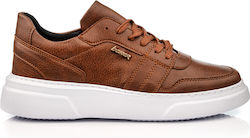 Boxer Δερμάτινα Ανδρικά Casual Παπούτσια Καφέ – 19454-10-334