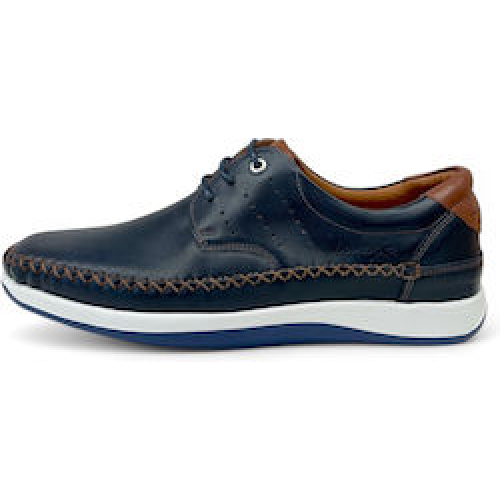 Boxer Δερμάτινα Ανδρικά Casual Παπούτσια Μπλε – 24007-15-016
