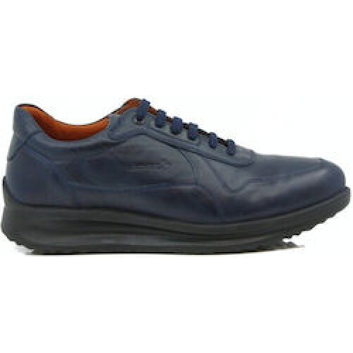 Boxer Δερμάτινα Ανδρικά Casual Παπούτσια Μπλε – 16555-15-016