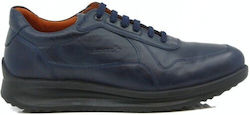 Boxer Δερμάτινα Ανδρικά Casual Παπούτσια Μπλε – 16555-15-016